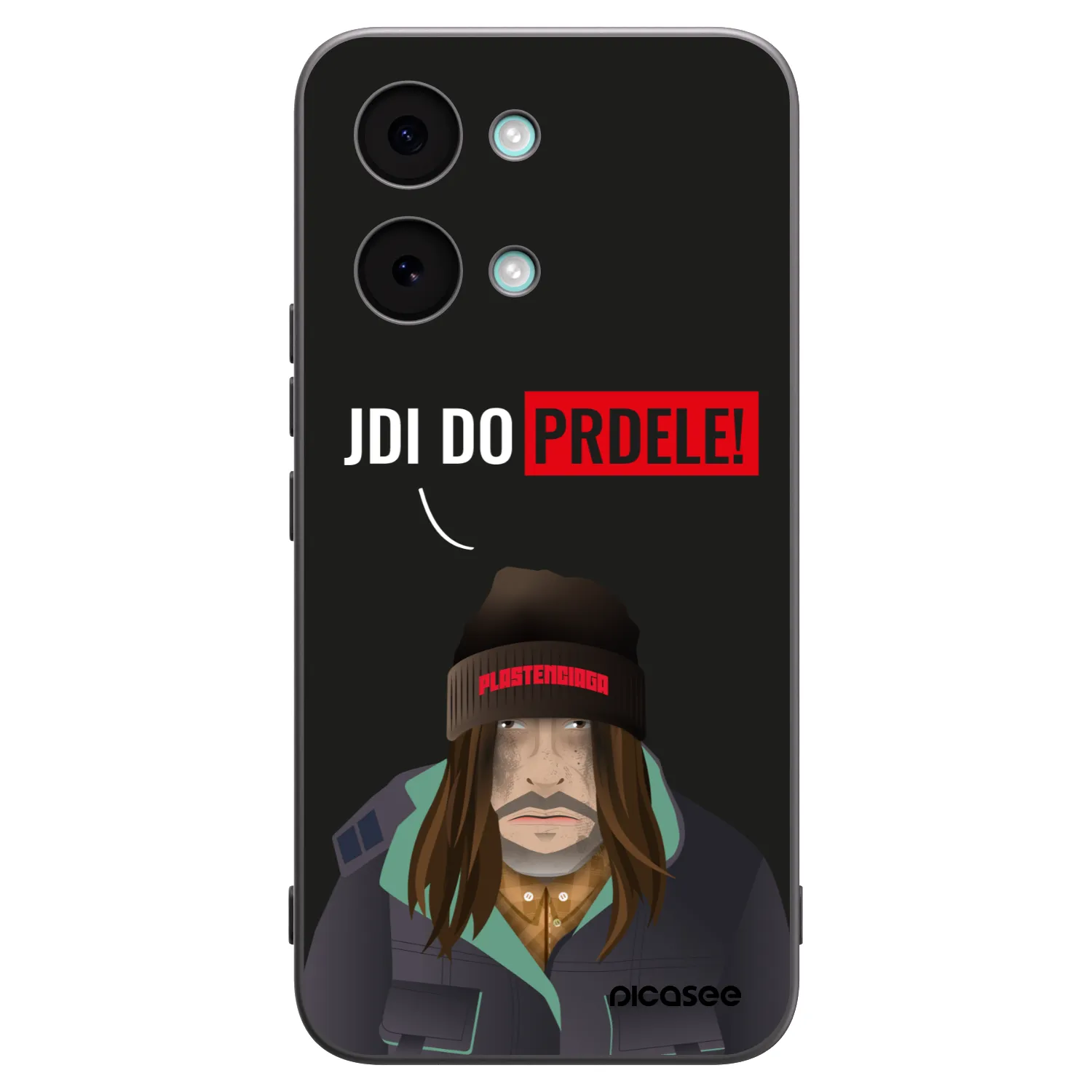 Picasee silikonowe czarne etui na Xiaomi Poco X8 Pro Max - Bezďák