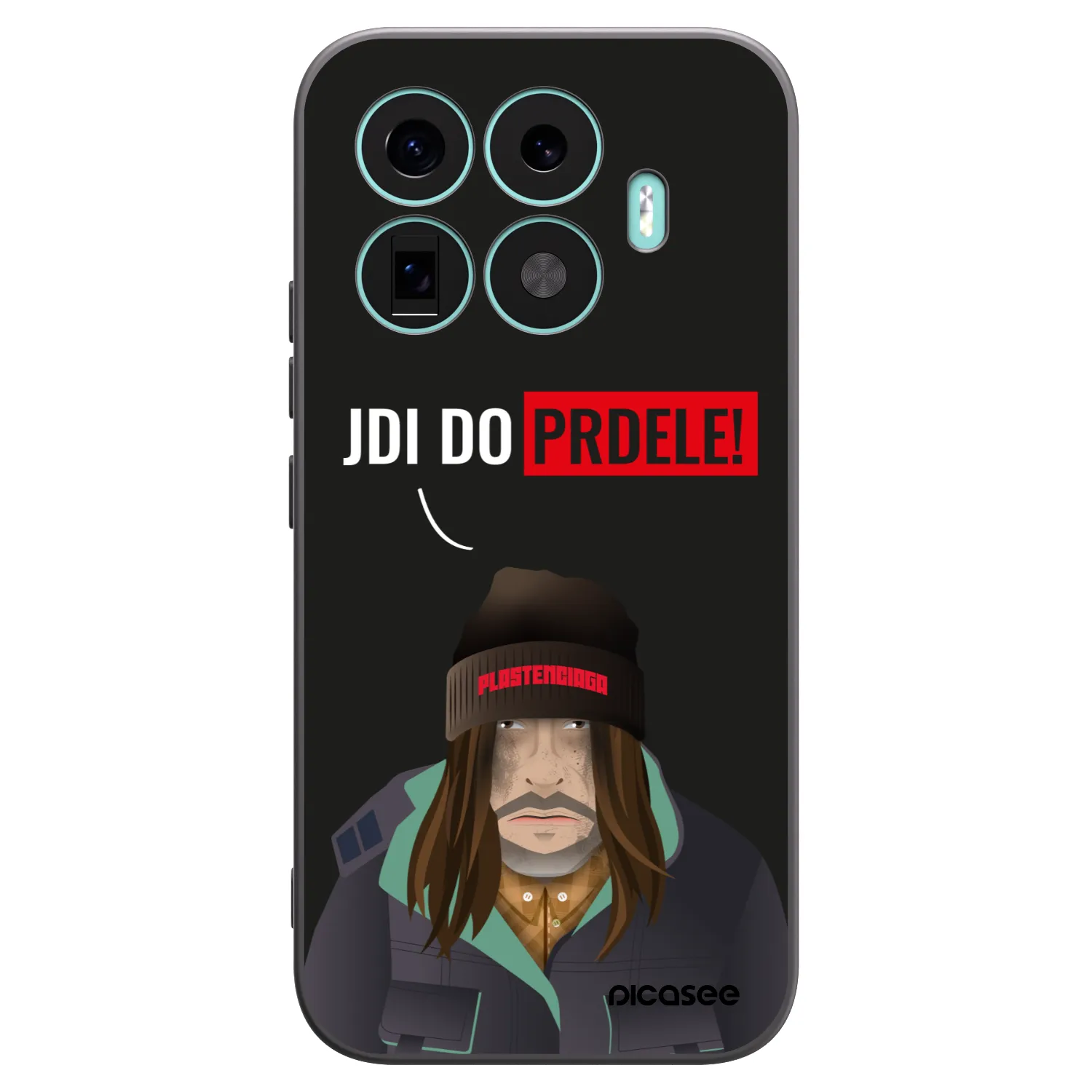 Picasee silikonowe czarne etui na Xiaomi 17T - Bezďák