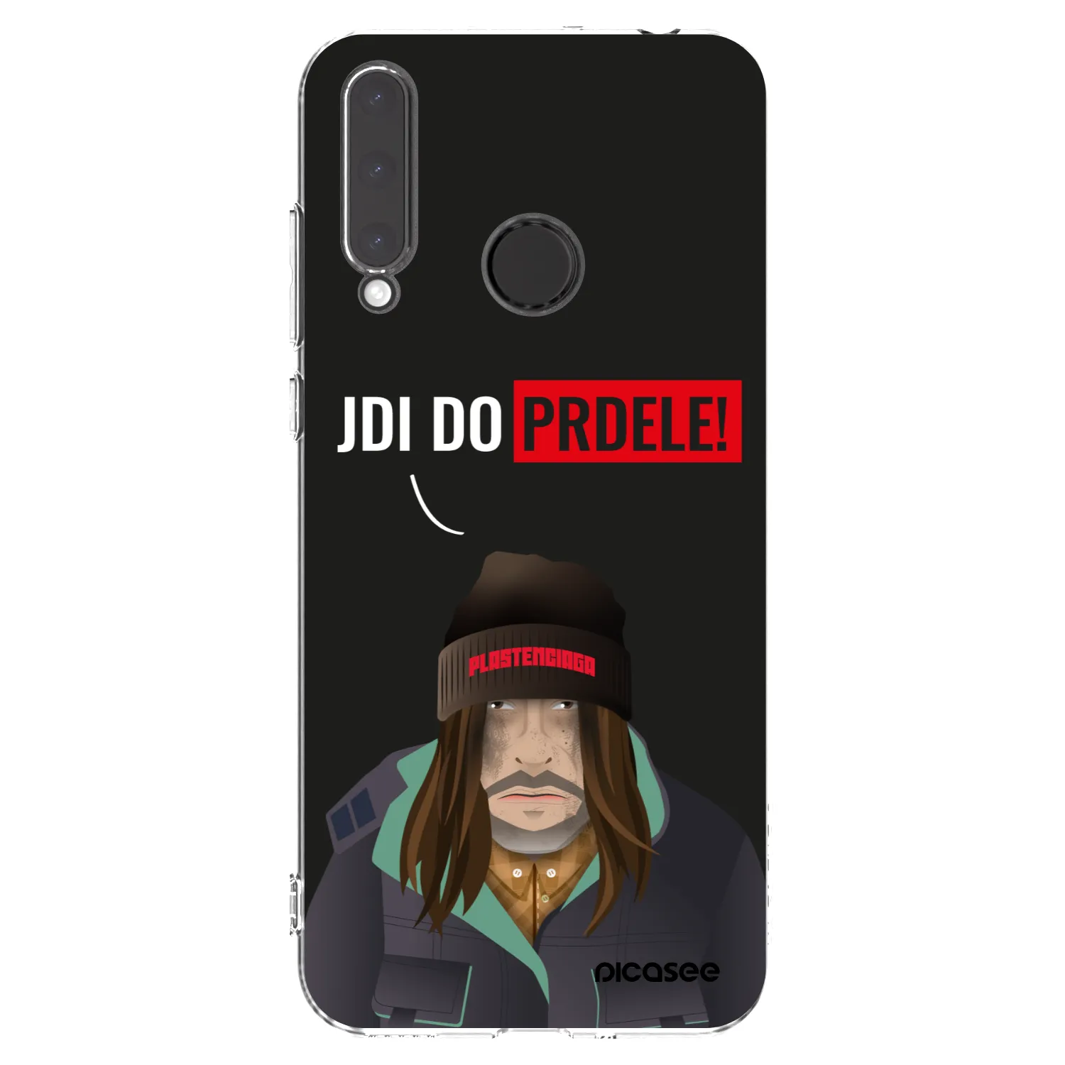 Picasee silikonowe przeźroczyste etui na Honor 20 Lite - Bezďák