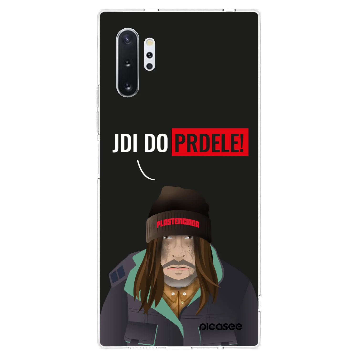 Picasee silikonowe przeźroczyste etui na Samsung Galaxy Note 10+ N975F - Bezďák