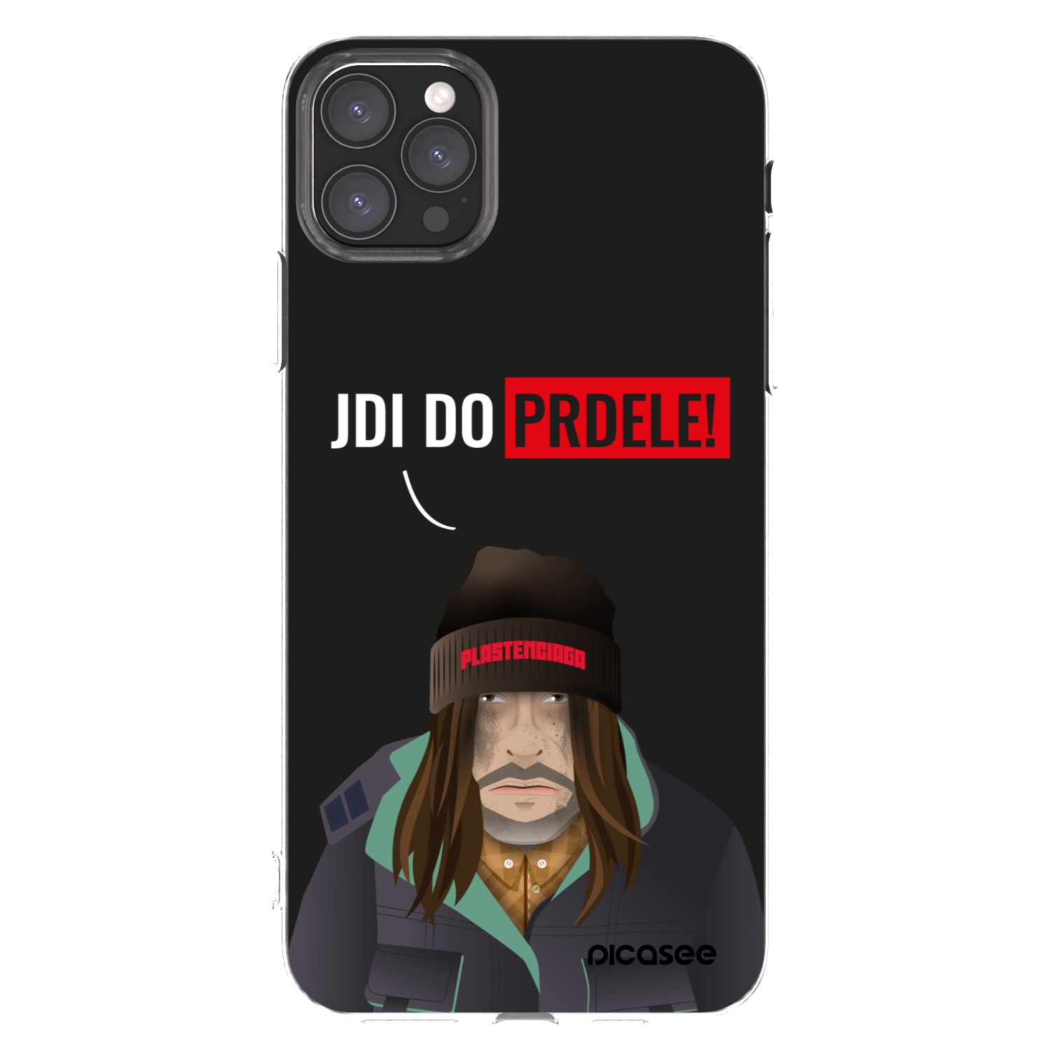 Picasee silikonowe przeźroczyste etui na Apple iPhone 11 Pro Max - Bezďák