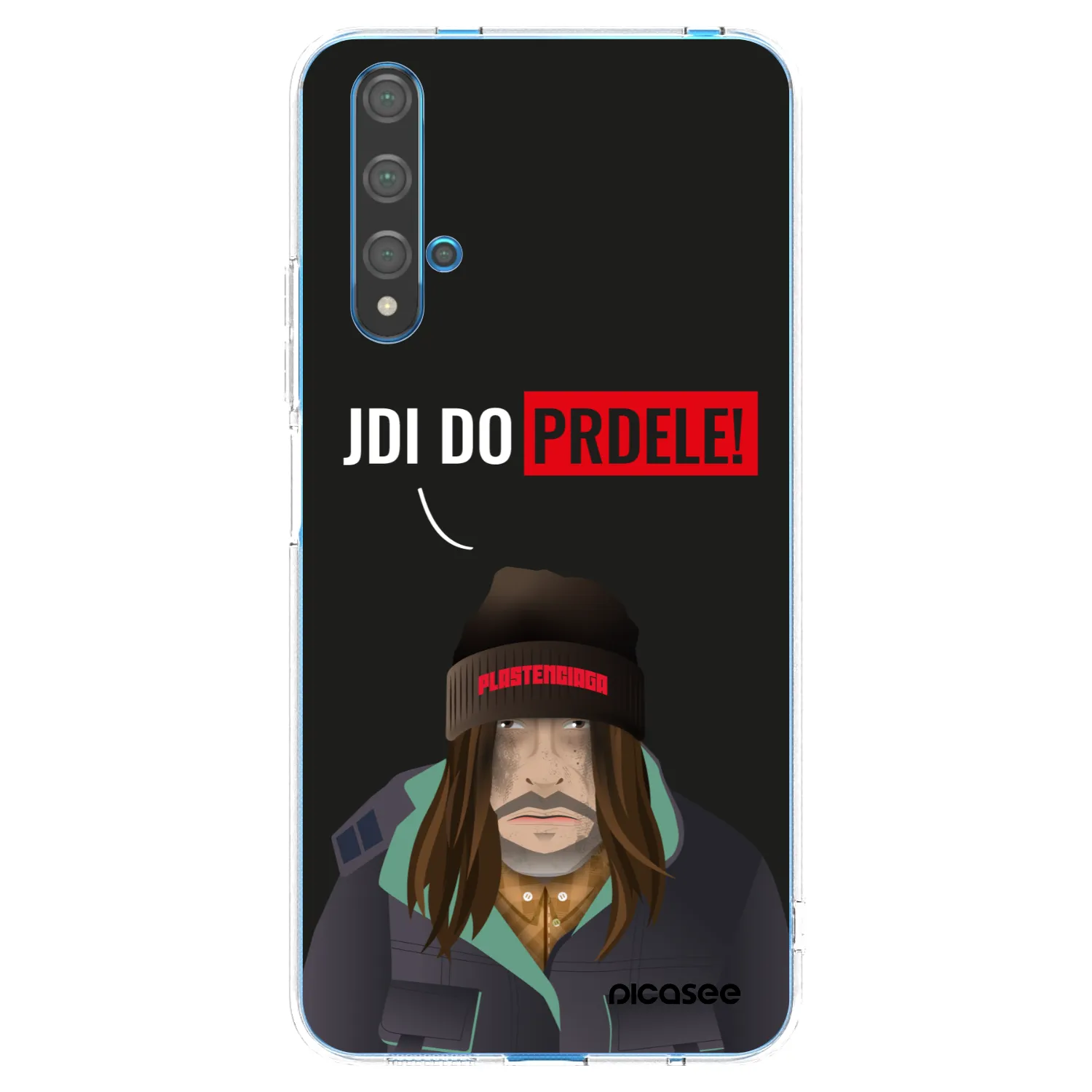 Picasee silikonowe przeźroczyste etui na Huawei Nova 5T - Bezďák