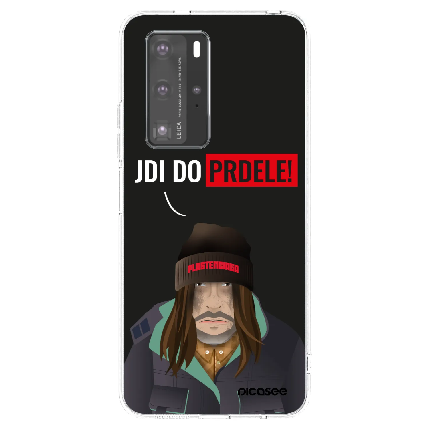 Picasee silikonowe przeźroczyste etui na Huawei P40 Pro - Bezďák