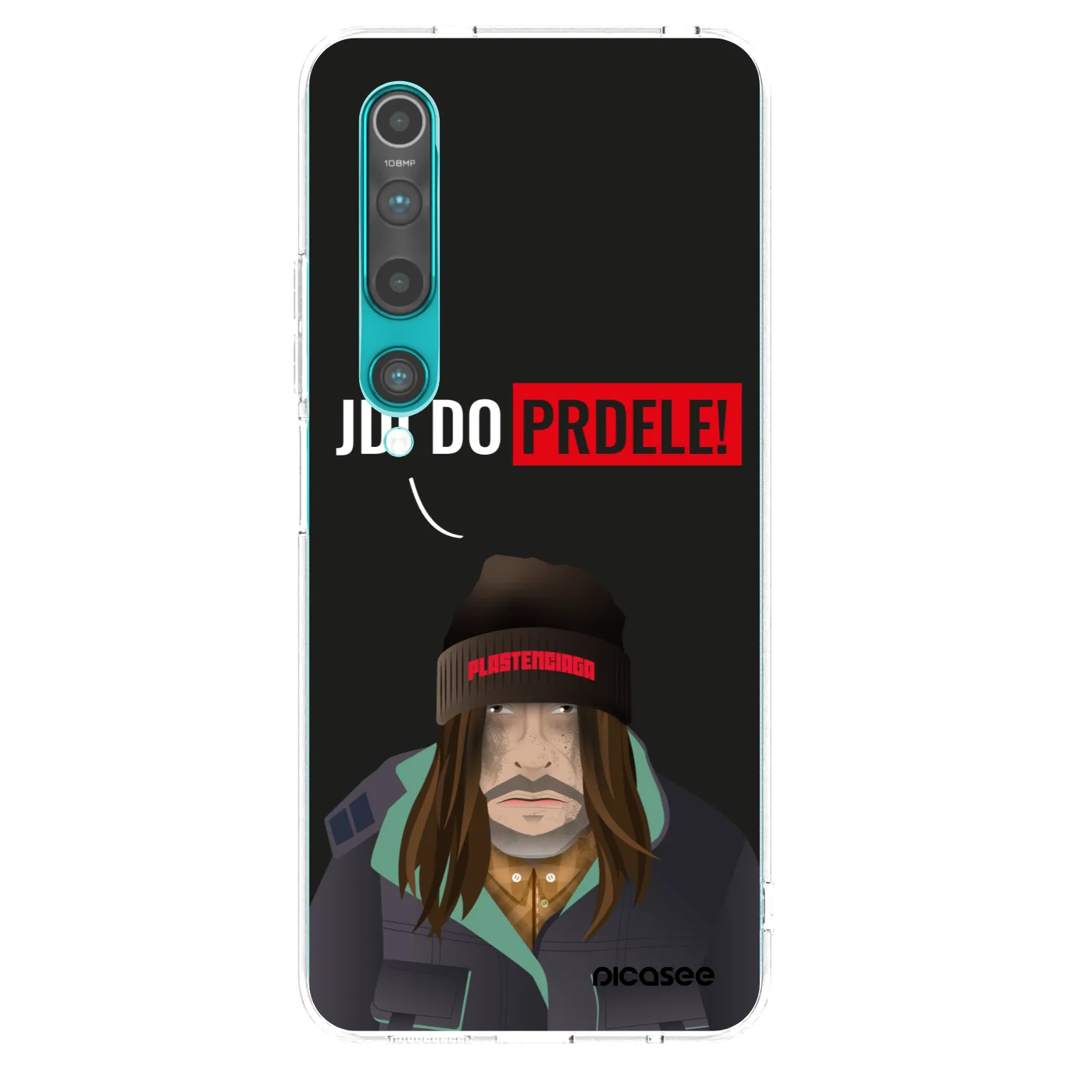 Picasee silikonowe przeźroczyste etui na Xiaomi Mi 10 - Bezďák