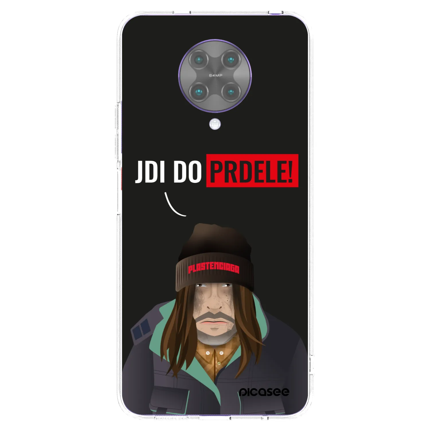 Picasee silikonowe przeźroczyste etui na Xiaomi Poco F2 Pro - Bezďák