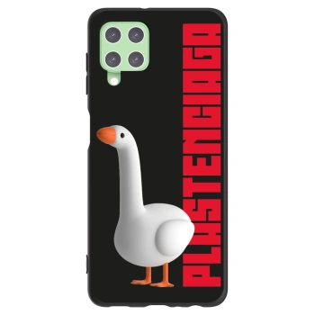 Picasee silikonowe czarne etui na Samsung Galaxy A22 A225F 4G - Kiky Ricky