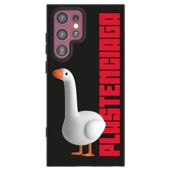 Picasee silikonowe czarne etui na Samsung Galaxy S22 Ultra 5G - Kiky Ricky