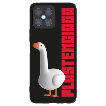 Picasee silikonowe czarne etui na Honor X8 4G - Kiky Ricky