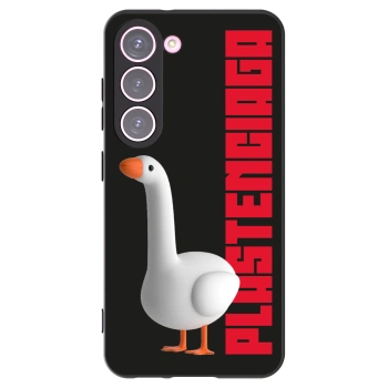 Picasee silikonowe czarne etui na Samsung Galaxy S23 5G - Kiky Ricky