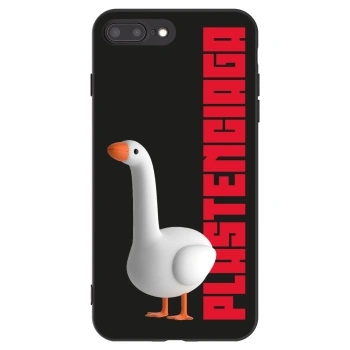 Picasee silikonowe czarne etui na Apple iPhone 8 Plus - Kiky Ricky