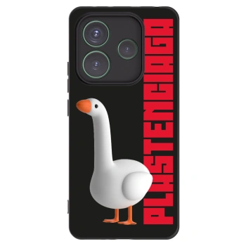 Picasee silikonowe czarne etui na Xiaomi Redmi Note 14 5G - Kiky Ricky