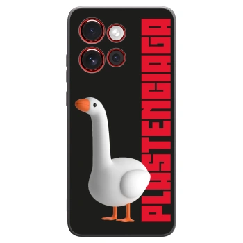 Picasee silikonowe czarne etui na Motorola Edge 60 Neo 5G - Kiky Ricky