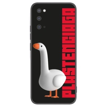 Picasee silikonowe czarne etui na Samsung Galaxy S20 G980F - Kiky Ricky