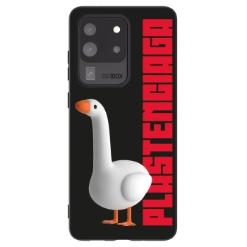 Picasee silikonowe czarne etui na Samsung Galaxy S20 Ultra 5G G988F - Kiky Ricky