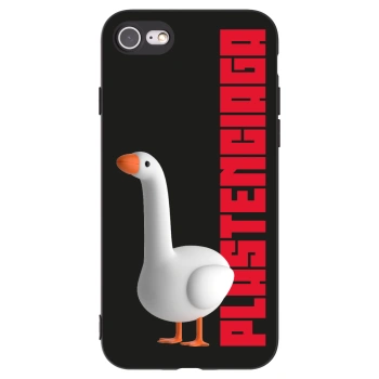 Picasee silikonowe czarne etui na Apple iPhone SE 2020 - Kiky Ricky