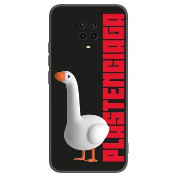 Picasee silikonowe czarne etui na Xiaomi Redmi Note 9 Pro - Kiky Ricky