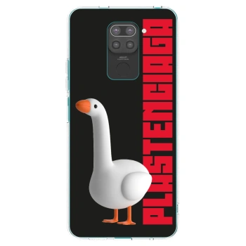 Picasee silikonowe czarne etui na Xiaomi Redmi Note 9 - Kiky Ricky