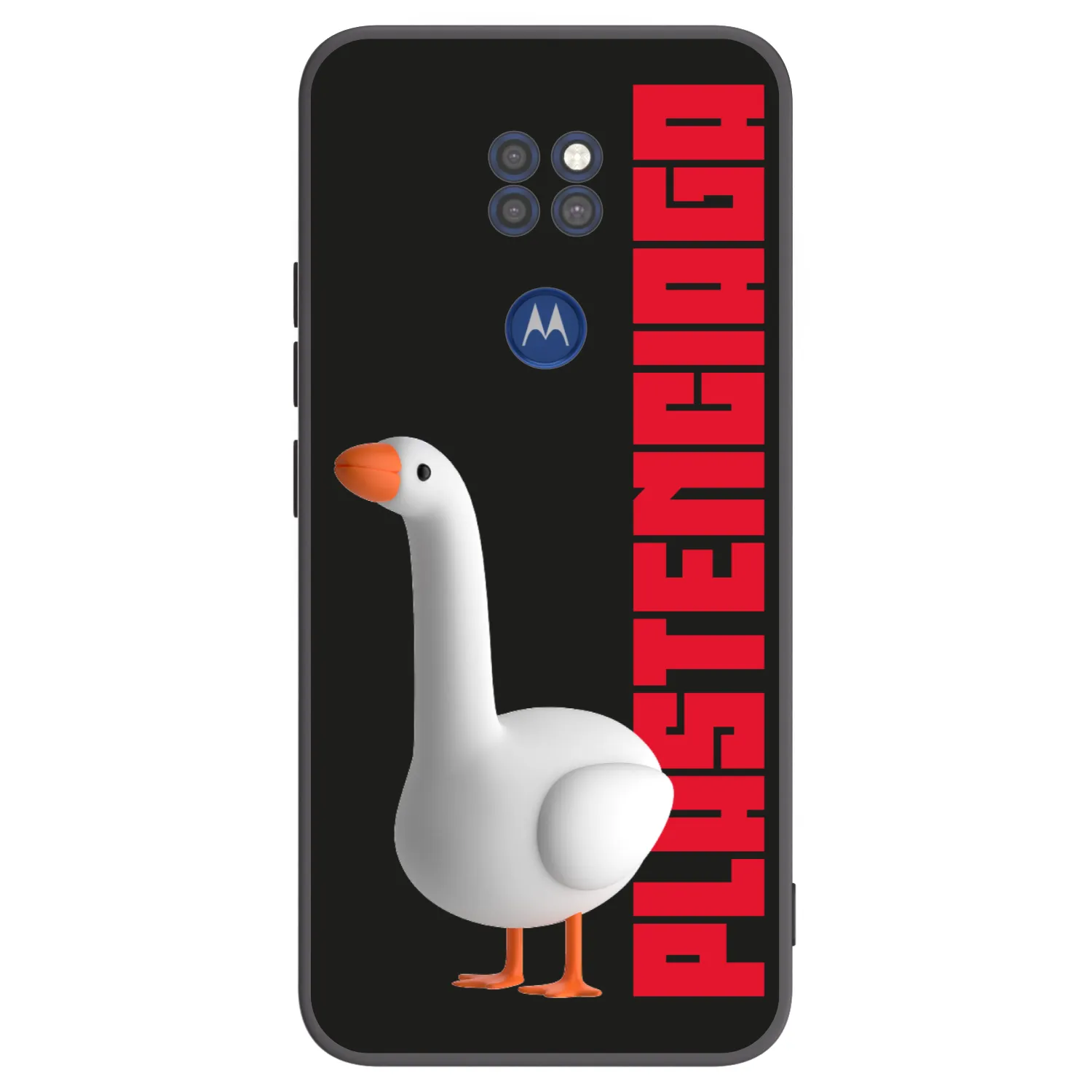 Picasee silikonowe czarne etui na Motorola Moto G9 Play - Kiky Ricky