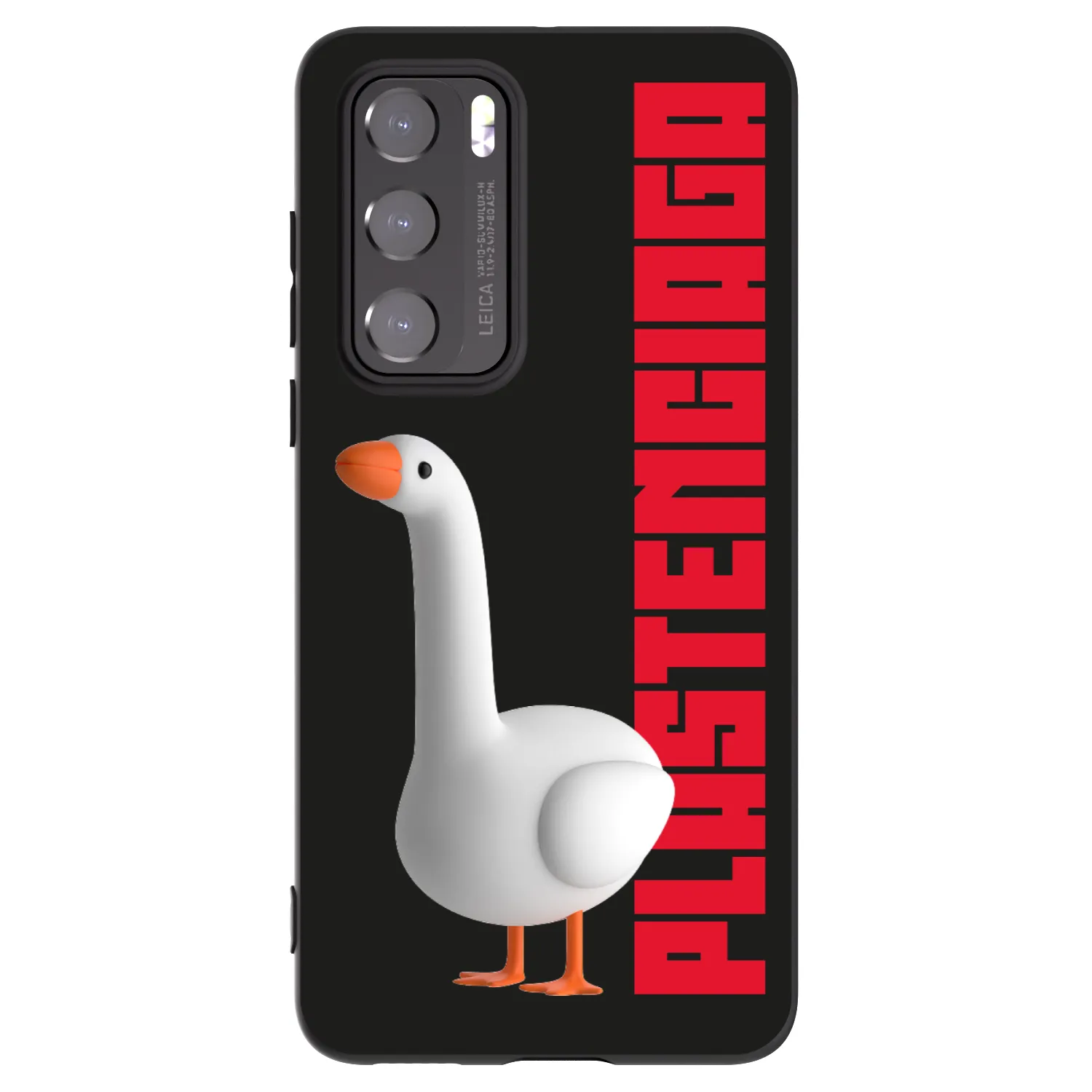Picasee silikonowe czarne etui na Huawei P40 - Kiky Ricky