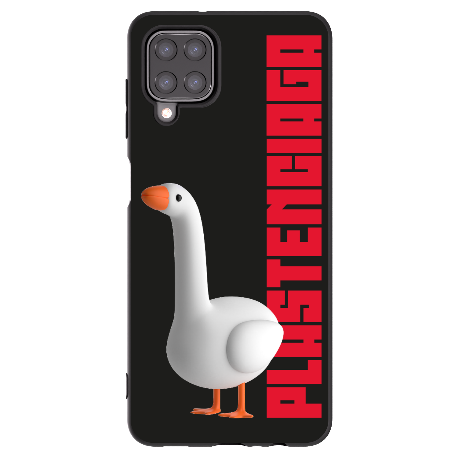 Picasee silikonowe czarne etui na Samsung Galaxy A12 A125F - Kiky Ricky