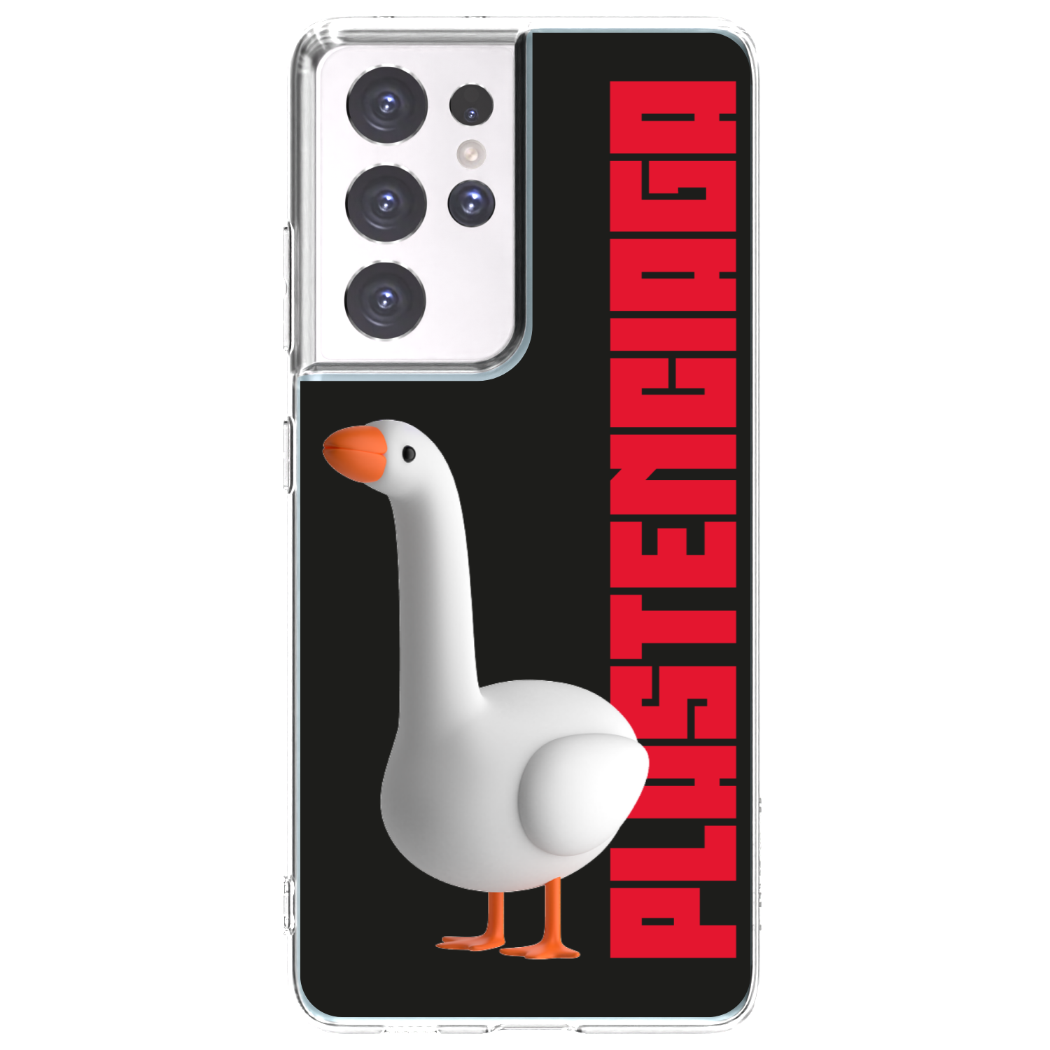 Picasee silikonowe przeźroczyste etui na Samsung Galaxy S21 Ultra 5G G998B - Kiky Ricky