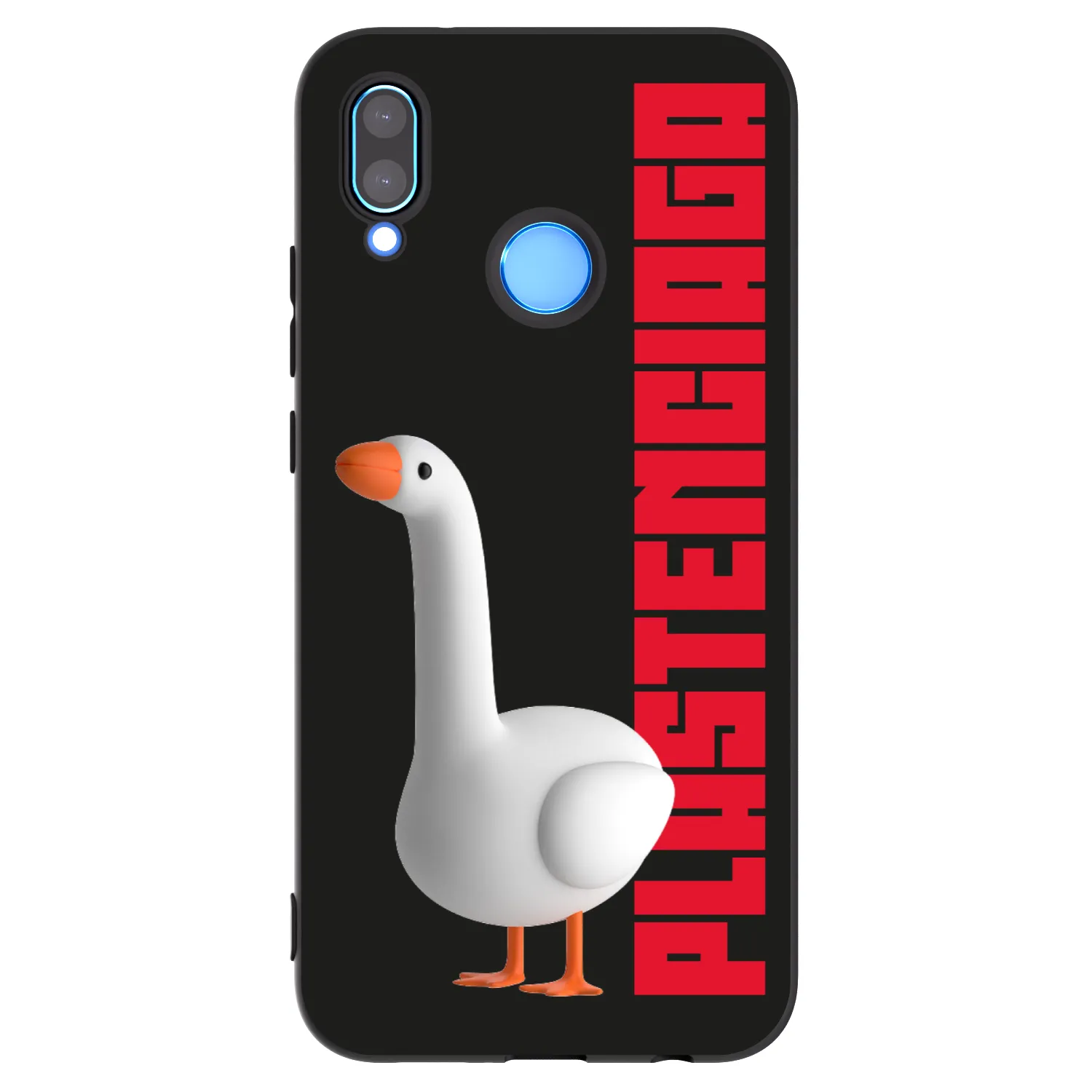 Picasee silikonowe czarne etui na Huawei P20 Lite - Kiky Ricky