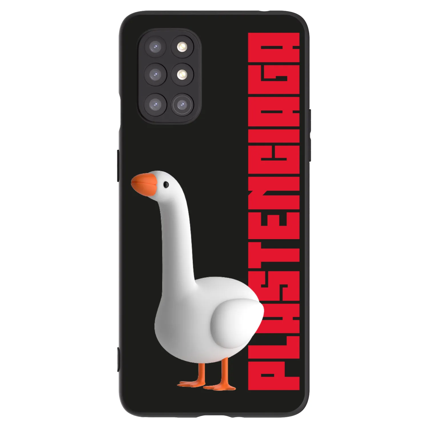 Picasee silikonowe czarne etui na OnePlus 8T - Kiky Ricky