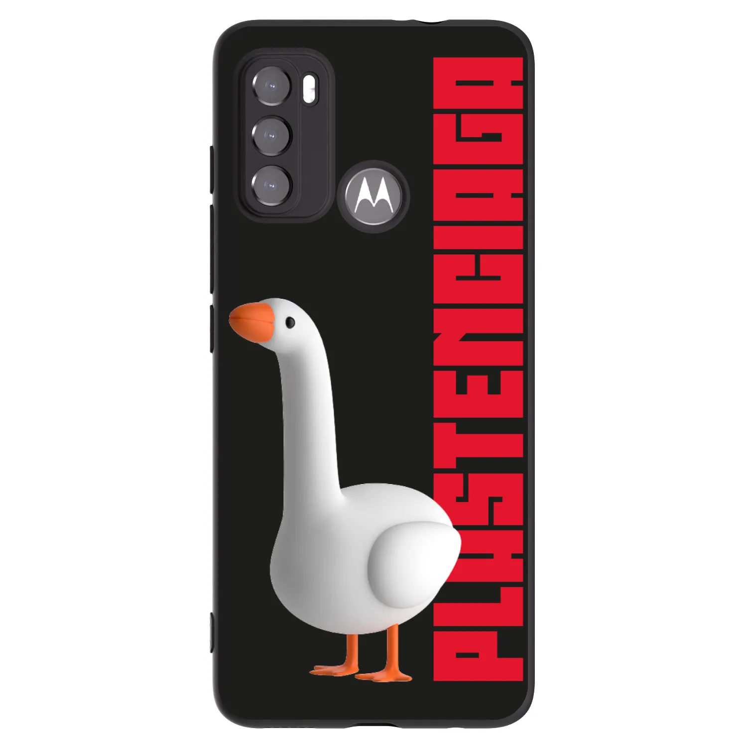 Picasee silikonowe czarne etui na Motorola Moto G60 - Kiky Ricky