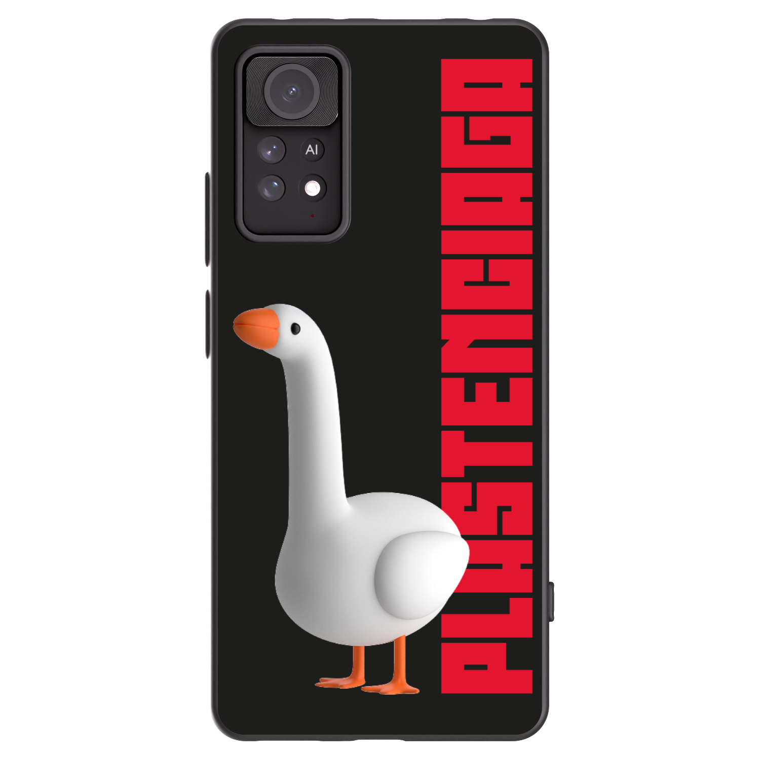 Picasee silikonowe czarne etui na Xiaomi Redmi Note 11 Pro 5G - Kiky Ricky