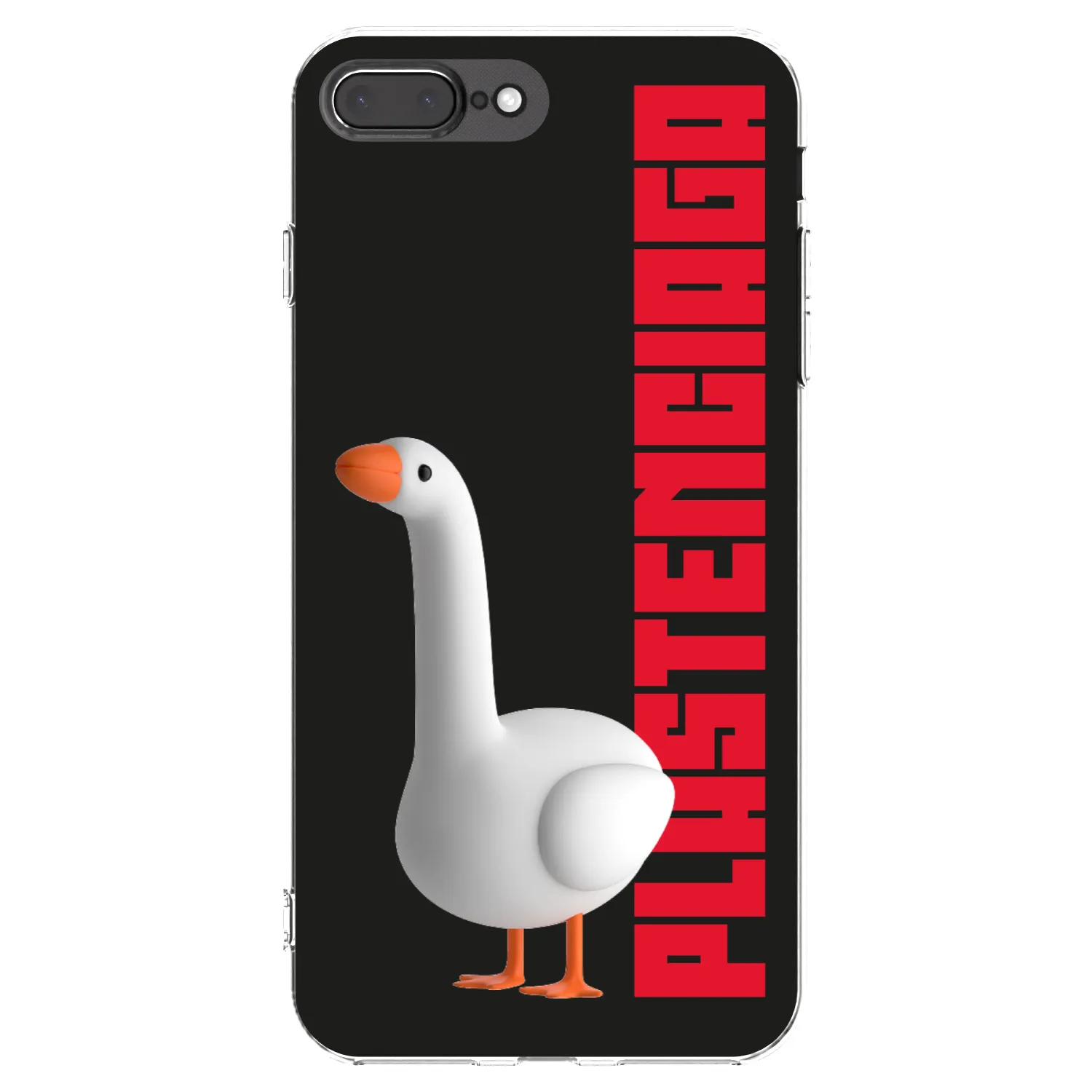 Picasee silikonowe przeźroczyste etui na Apple iPhone 8 Plus - Kiky Ricky