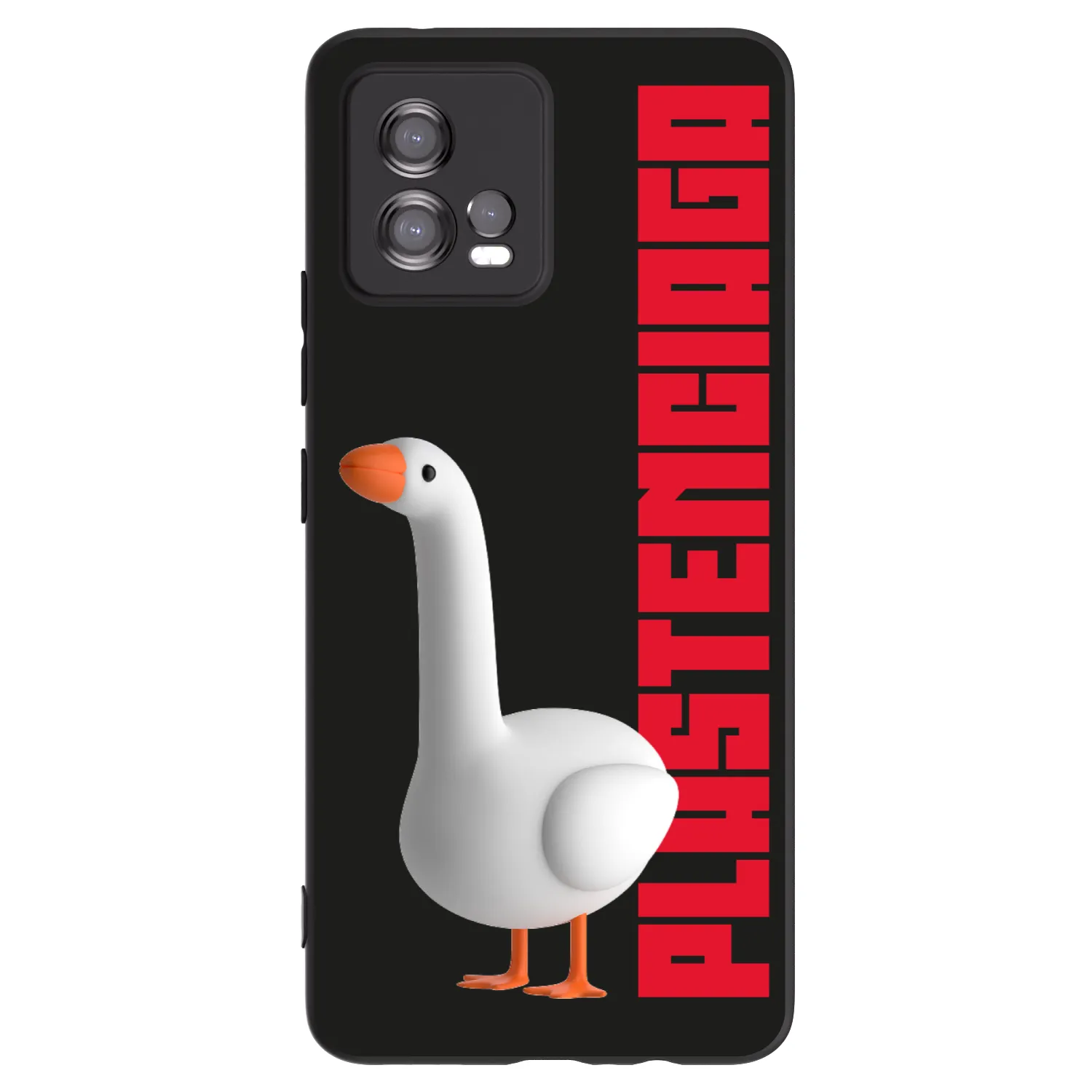 Picasee silikonowe czarne etui na Motorola Moto G72 - Kiky Ricky