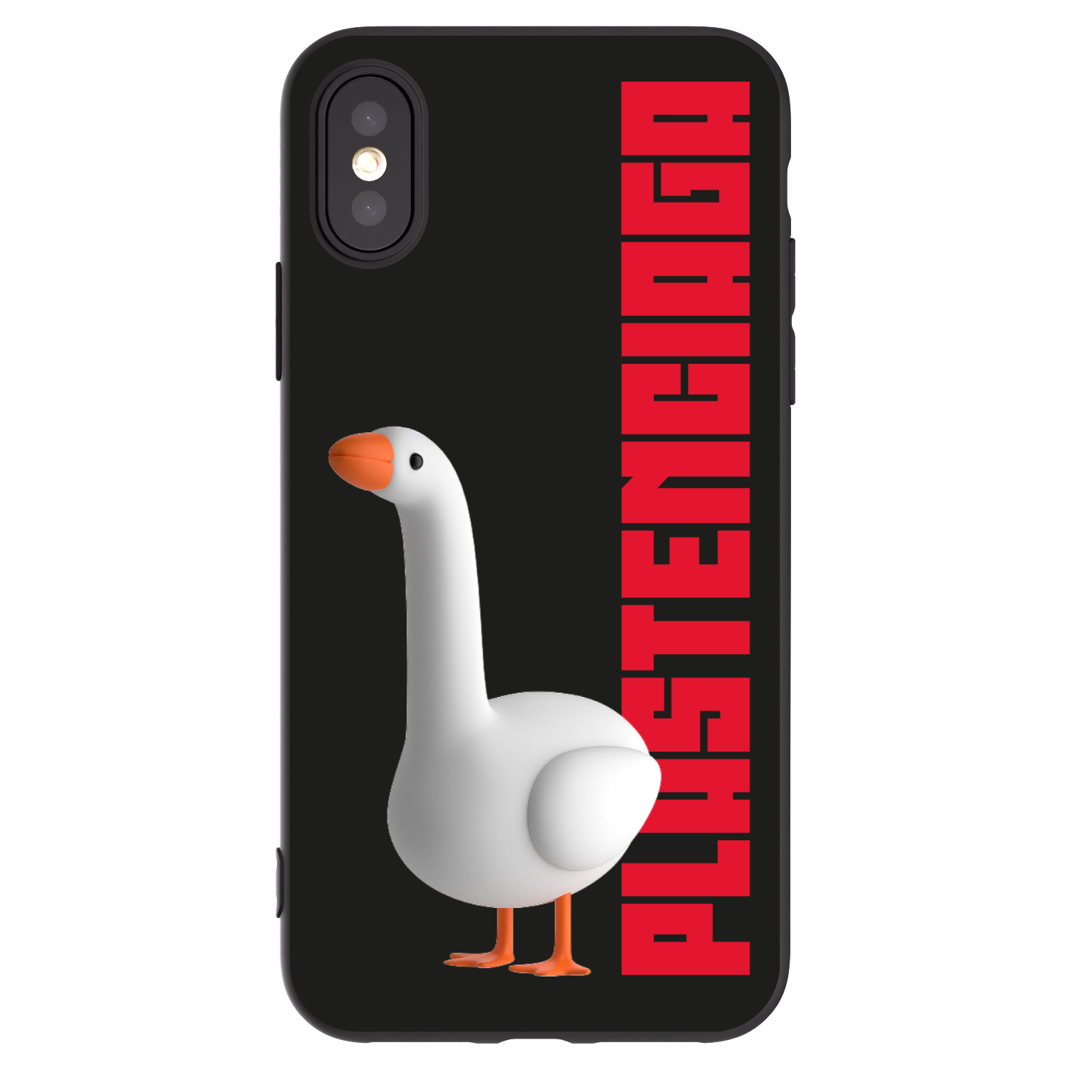 Picasee silikonowe czarne etui na Apple iPhone X/XS - Kiky Ricky