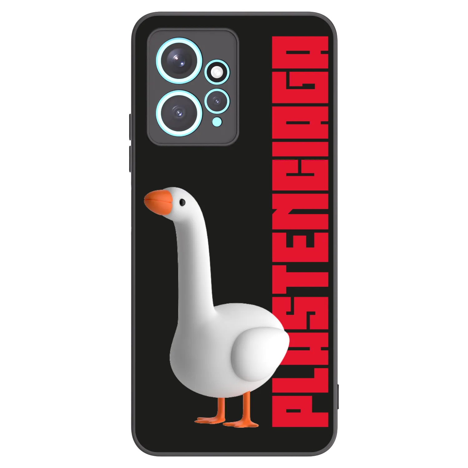 Picasee silikonowe czarne etui na Xiaomi Redmi Note 12 4G - Kiky Ricky