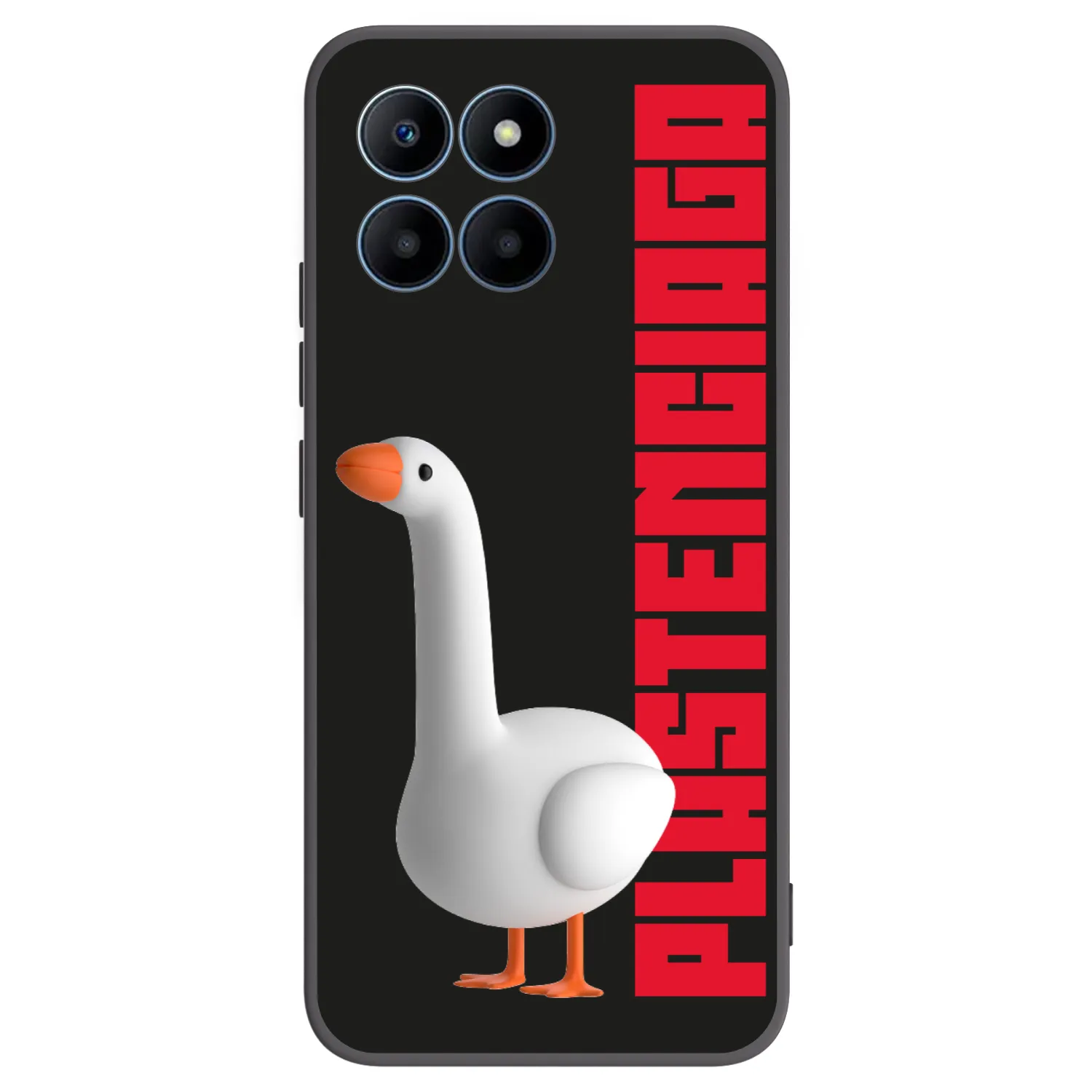 Picasee silikonowe czarne etui na Honor 70 Lite - Kiky Ricky