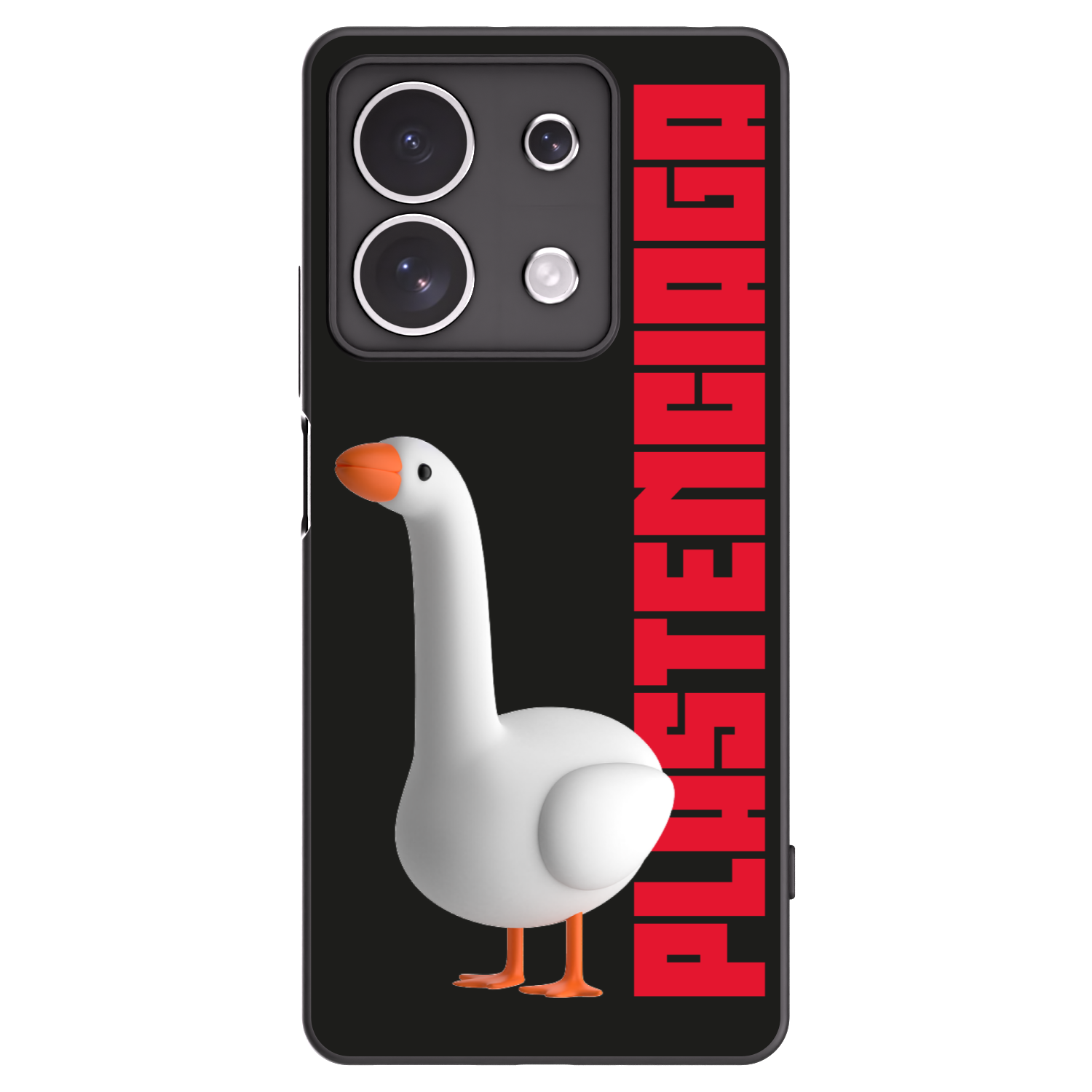 Picasee silikonowe czarne etui na Xiaomi Redmi Note 13 4G - Kiky Ricky