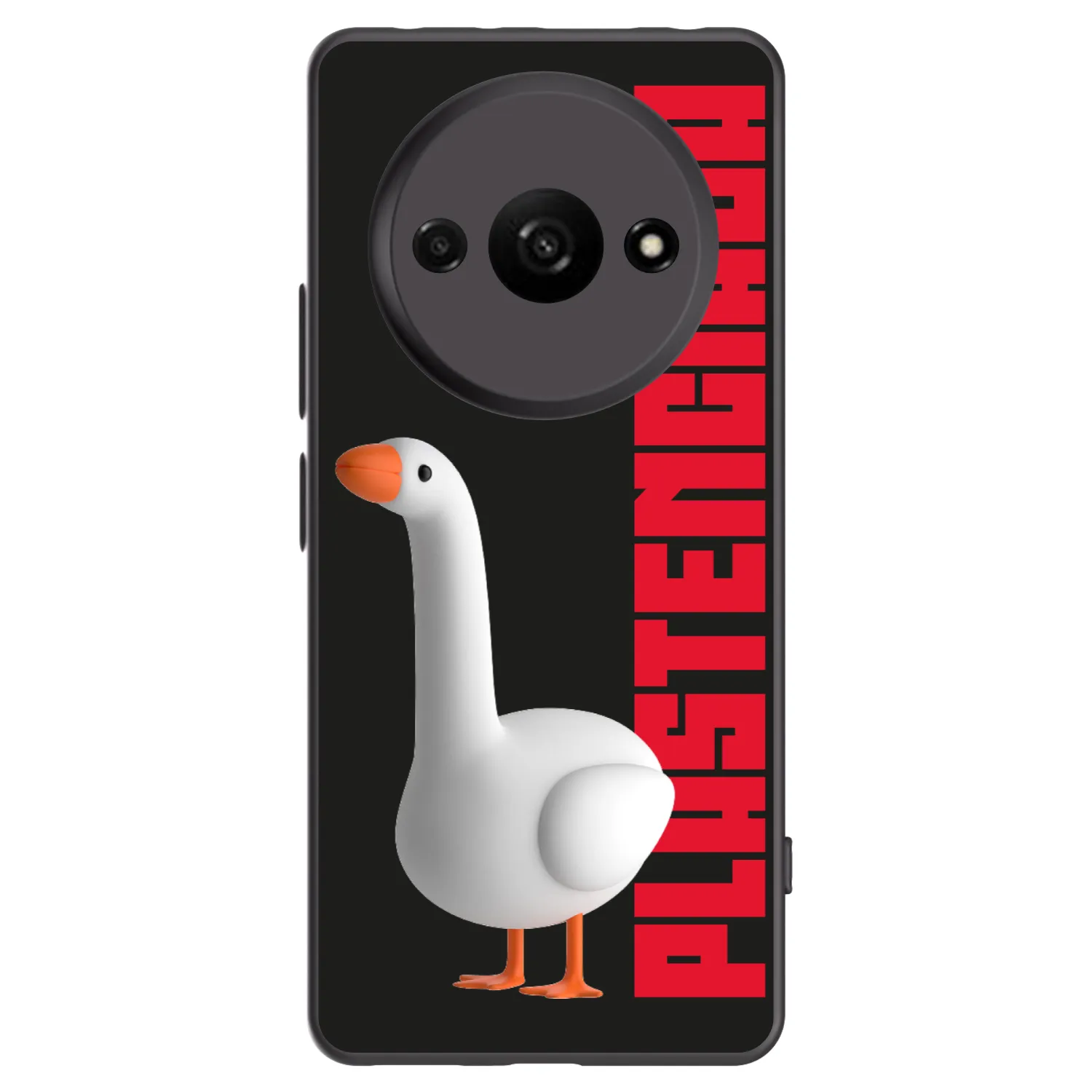 Picasee silikonowe czarne etui na Xiaomi Redmi A3 - Kiky Ricky