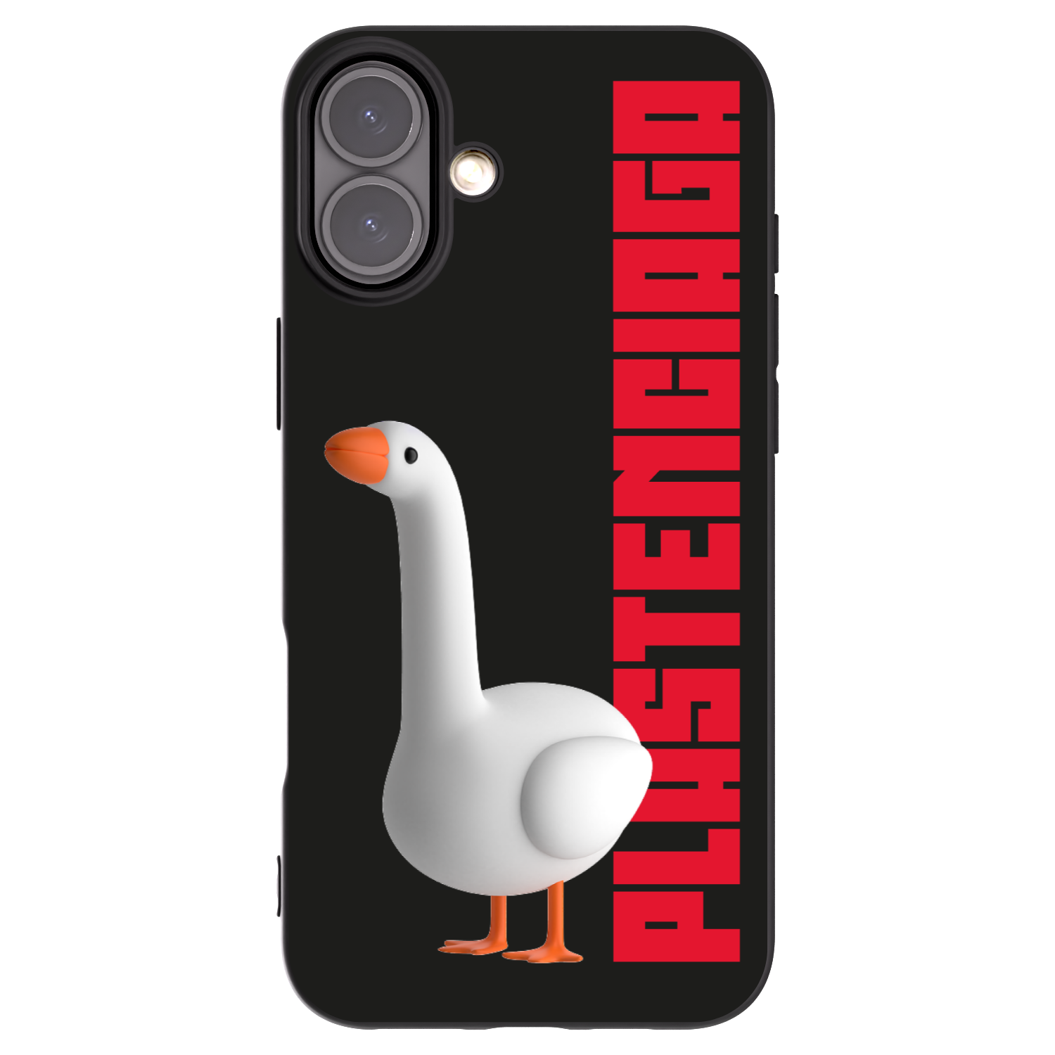 Picasee silikonowe czarne etui na Apple iPhone 16 Plus - Kiky Ricky