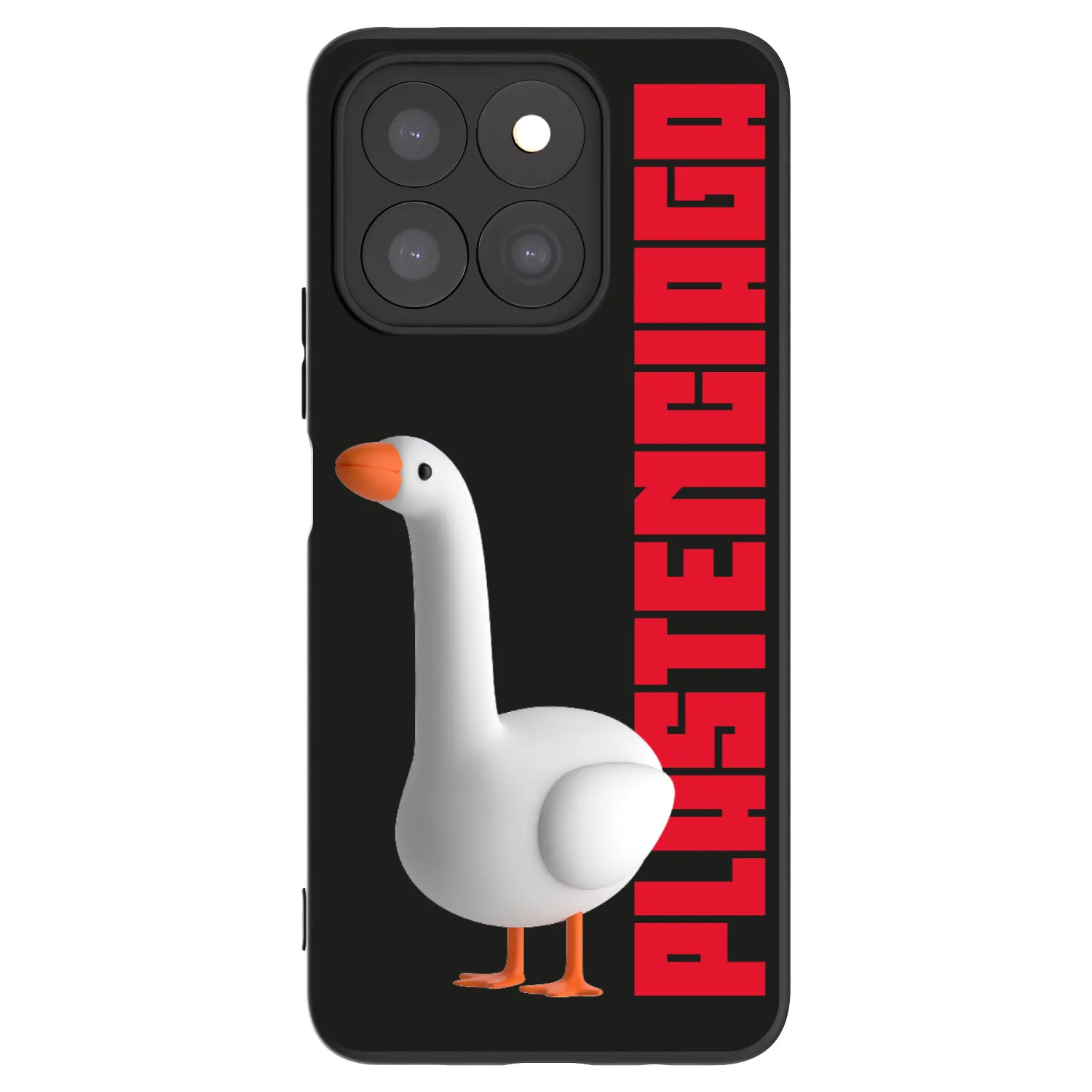 Picasee silikonowe czarne etui na Honor X8c - Kiky Ricky