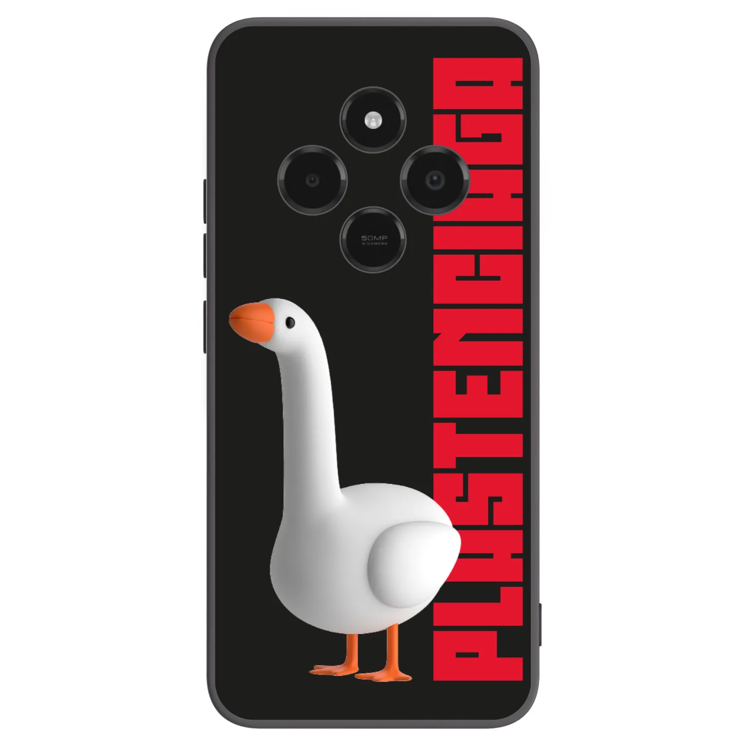 Picasee silikonowe czarne etui na Xiaomi Poco C75 - Kiky Ricky