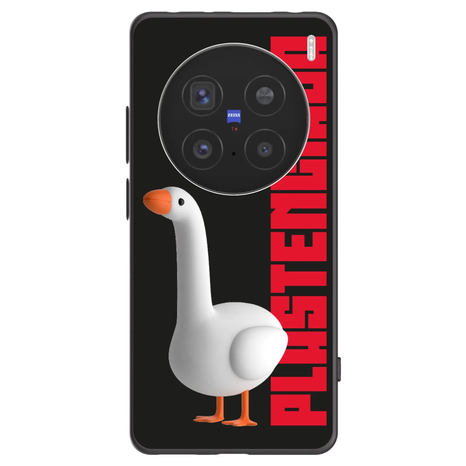 Picasee silikonowe czarne etui na Vivo X200 Pro - Kiky Ricky