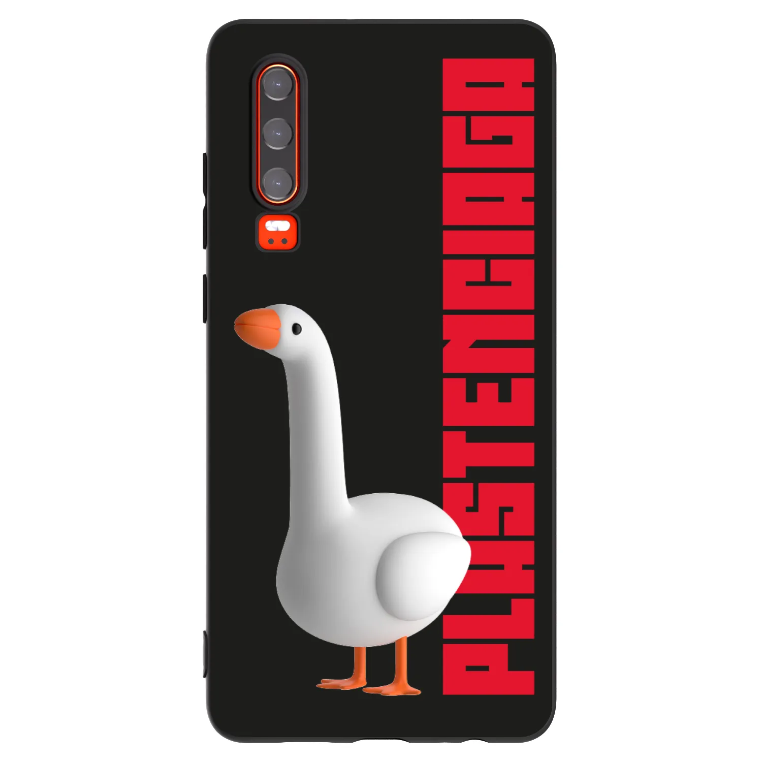 Picasee silikonowe czarne etui na Huawei P30 - Kiky Ricky