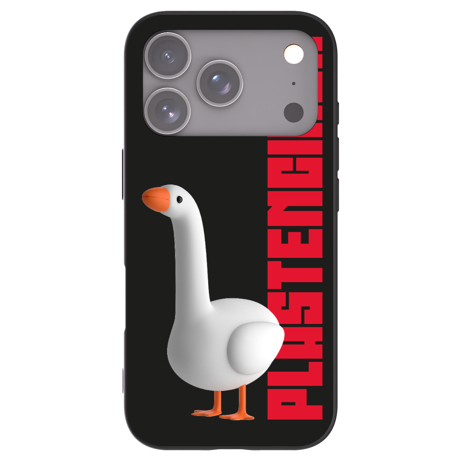 Picasee silikonowe czarne etui na Apple iPhone 17 Pro - Kiky Ricky