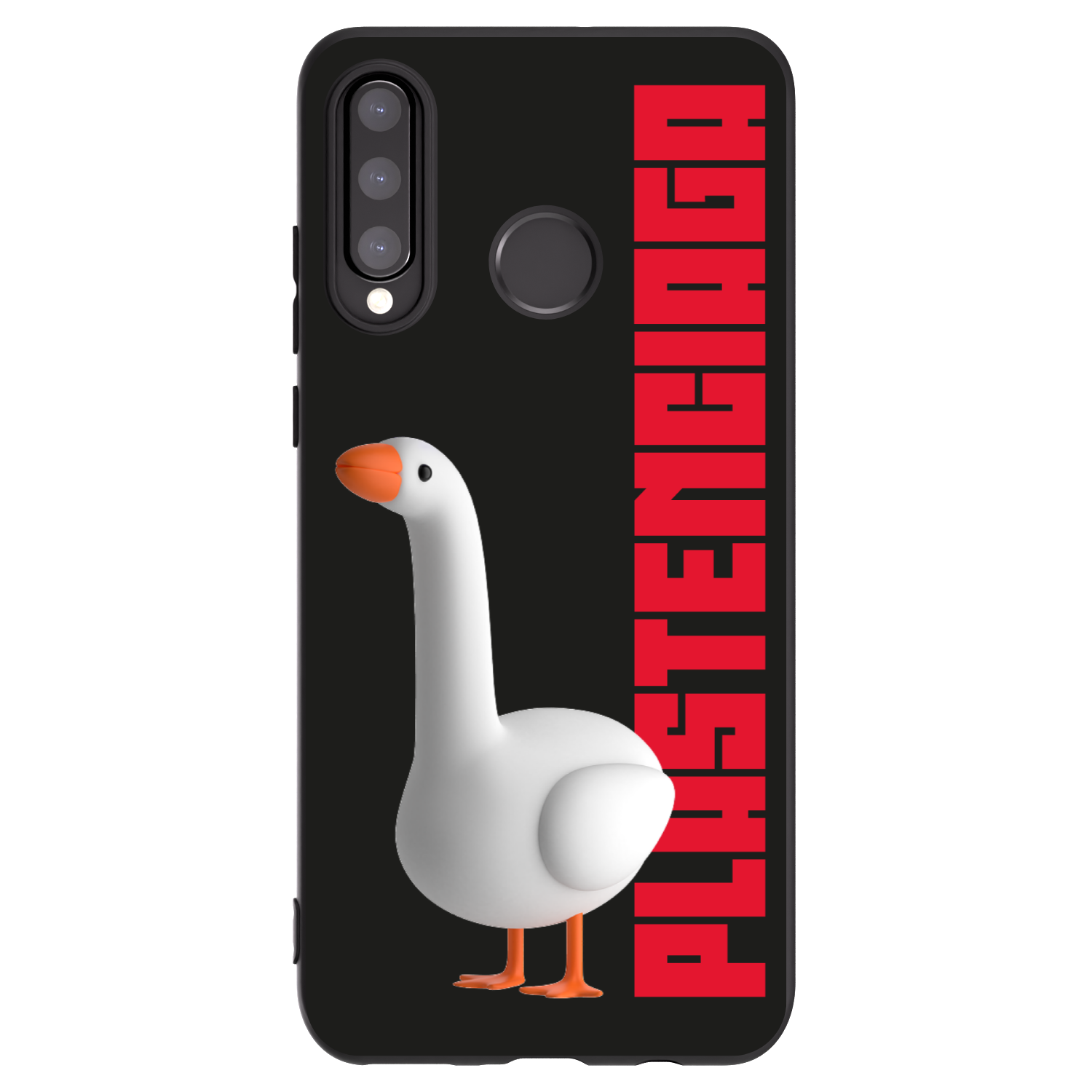 Picasee silikonowe czarne etui na Huawei P30 Lite - Kiky Ricky