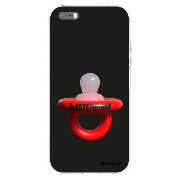 Picasee silikonowe przeźroczyste etui na Apple iPhone 5/5S/SE - Le Dudel