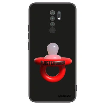 Picasee silikonowe czarne etui na Xiaomi Redmi 9 - Le Dudel