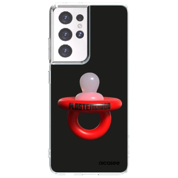 Picasee silikonowe przeźroczyste etui na Samsung Galaxy S21 Ultra 5G G998B - Le Dudel