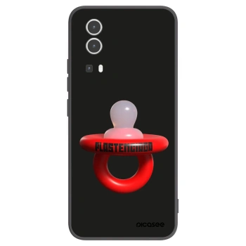 Picasee silikonowe czarne etui na Vivo Y72 5G - Le Dudel