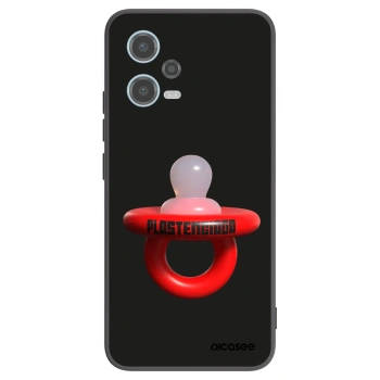 Picasee silikonowe czarne etui na Xiaomi Redmi Note 12 5G - Le Dudel