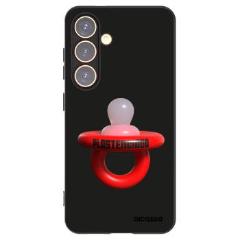 Picasee silikonowe czarne etui na Samsung Galaxy S24 S921B 5G - Le Dudel