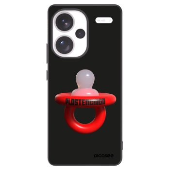 Picasee silikonowe czarne etui na Xiaomi Redmi Note 13 Pro+ 5G - Le Dudel